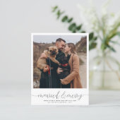 バジェット結婚した&メリークリスマスホリデー写真 (スタンド正面)