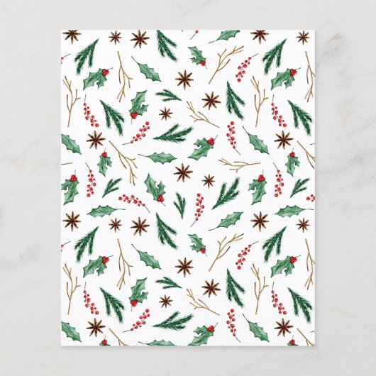 バジェット結婚した&メリークリスマスホリデー写真 (裏面)