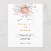 バジェット結婚のバラ金ゴールドフローラエレガント銀 (正面)