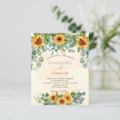 バジェット結婚のヒマワリのユーカリ金ゴールド (スタンド正面)