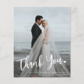 バジェット結婚のフォトオーバーレイ2枚感謝していの写真 チラシ (正面)