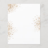 バジェット結婚のユーカリの緑の招待状 (裏面)