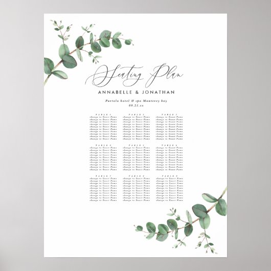 バジェット結婚のユーカリ植物採集計画 ポスター (正面)