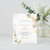 バジェット結婚のユーカリ黄金の錆の招待 (スタンド正面)