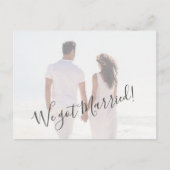 バジェット結婚の写真の取り消し ポストカード (正面)