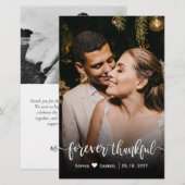 バジェット結婚の写真は永遠に感謝状 (正面/裏面)