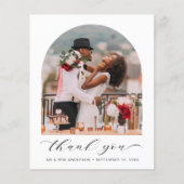 バジェット結婚の写真アーチ型フレームありがとう (正面)