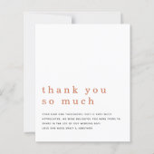 バジェット結婚の写真QRコードTerracottaありがとう (正面)