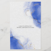 バジェット結婚の抽象芸術王室のブルースカイ (裏面)