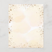 バジェット結婚の素朴なヒマワリのユーカリ金ゴールド (裏面)