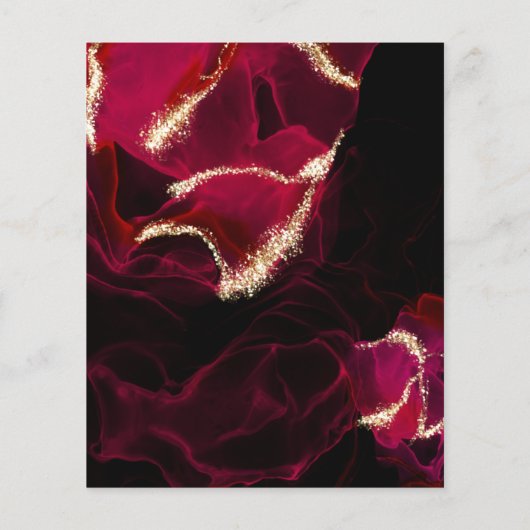 バジェット結婚の赤はっきりした色アルコールインク (裏面)