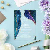 バジェット結婚アクリルの星空 アクリル招待状 (インサイチュ (ウェディング))