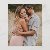 バジェット結婚ザズオブテラコッタモダンタイポグラフィ チラシ (裏面)