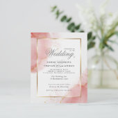 バジェット結婚ズのサンゴバラ金ゴールド抽象芸術Marbled I (スタンド正面)