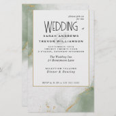 バジェット結婚ズのセージ緑の抽象芸術空 (正面/裏面)