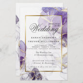 バジェット結婚ズのワイルド藤の抽象芸術流体インク (正面/裏面)