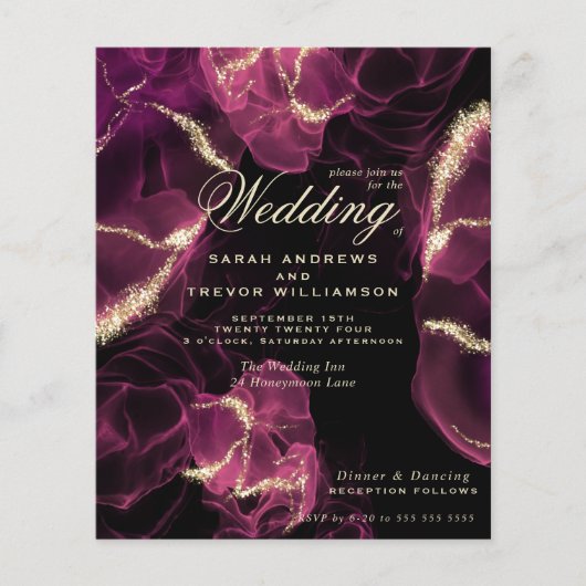 バジェット結婚ズクリムゾンベリーアルコールインク (正面)