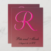 バジェット結婚ズクリムゾンレッドアメージングバリューファブ (正面/裏面)