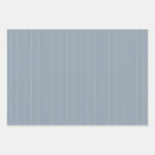 バジェット結婚ズダスティブルーモノクロ ラッピングペーパーシート (正面3)