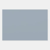 バジェット結婚ズダスティブルーモノクロ ラッピングペーパーシート (正面)