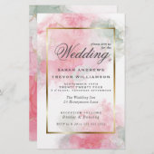 バジェット結婚ズバラピンクセージ抽象芸術 (正面/裏面)