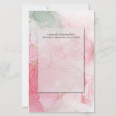 バジェット結婚ズバラピンクセージ抽象芸術 (裏面)