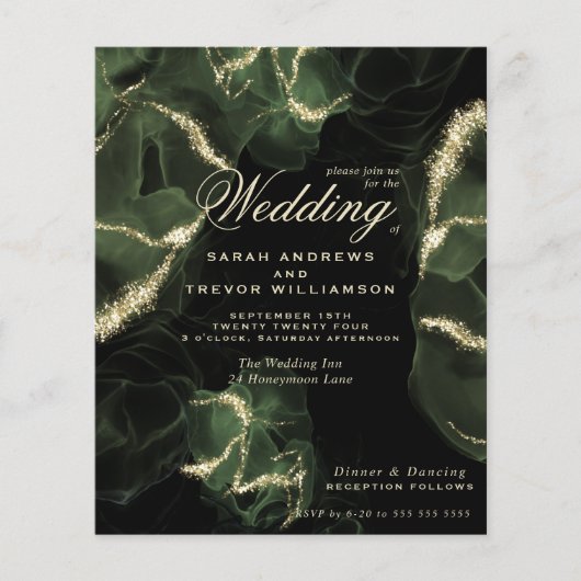 バジェット結婚ズ抽象芸術アルコールインク (正面)