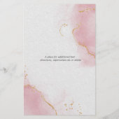 バジェット結婚ズ抽象芸術ピンクの空 (裏面)