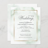 バジェット結婚ズ淡い色のグリーンウォーター洗剤 (正面/裏面)