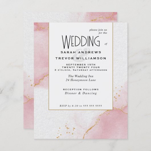 バジェット結婚ズ赤面ピンクスカイズ (正面/裏面)