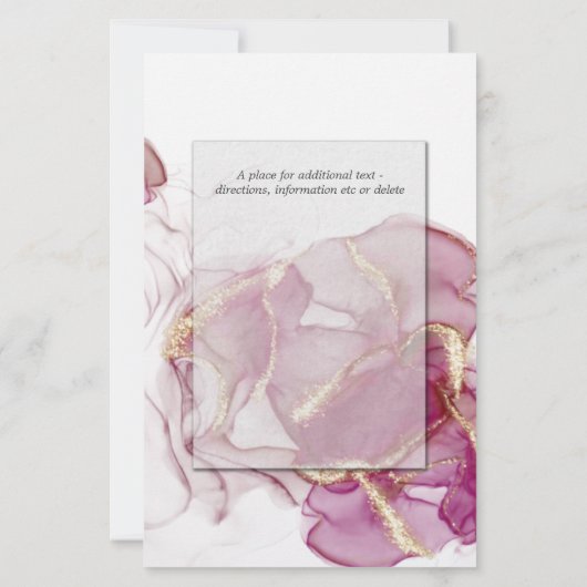 バジェット結婚ズ金ゴールドジャズベリークリムゾン抽象芸術 (裏面)