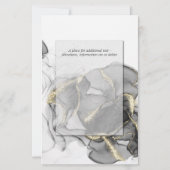 バジェット結婚ズ黒エレガント金ゴールドアルコールインク (裏面)