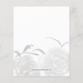 バジェット結婚ドレスブライダルシャワー招待 (裏面)