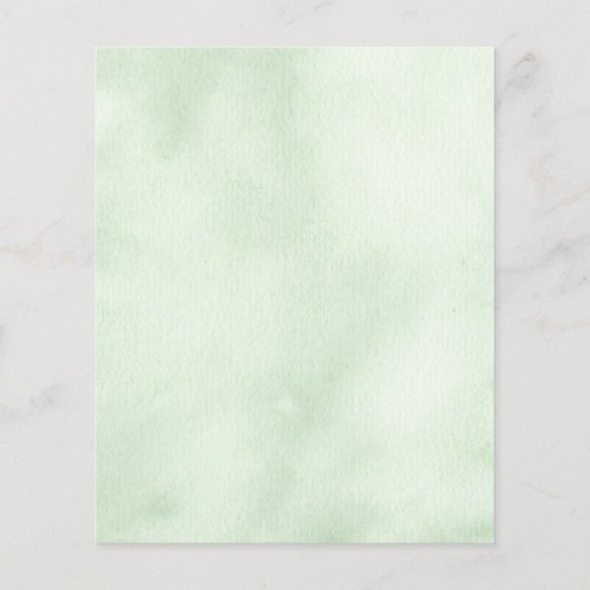 バジェット結婚ドレスブライダルシャワー招待 (裏面)