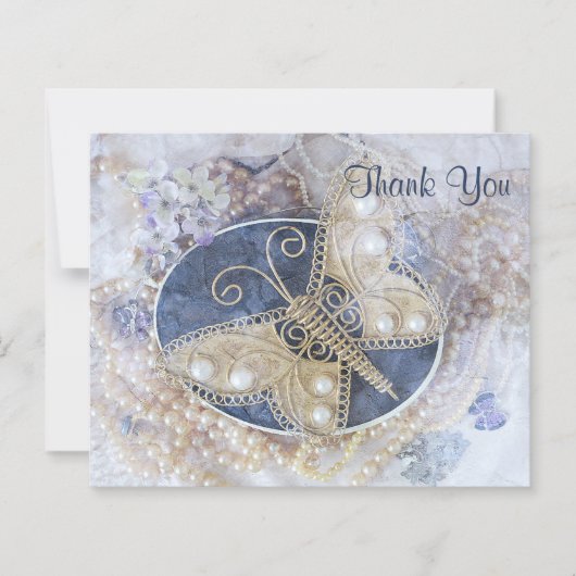 バジェット結婚バタフライブライダルホワイト金ゴールド (正面)