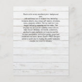 バジェット結婚式招待状素朴サンフラワーズシック (裏面)