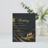 バジェット結婚金ゴールドとブラック熱帯離れ都市 (スタンド正面)