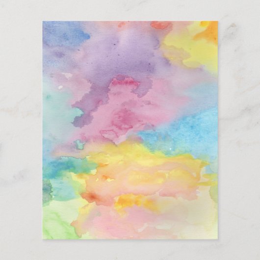 バジェット絞り染めウォーターカラフルカラー結婚アート (裏面)