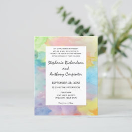 バジェット絞り染めウォーターカラフルカラー結婚アート