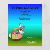 バジェット絵を描エッグ&バニーイースターエッグ狩り紙 (正面)