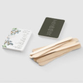 バジェット緑豊かな水の色ユーカリ結婚の手 ハンドファン (組立なし)