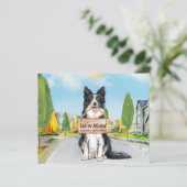 バジェット縁どコリー引っ越しましたドッグ移動カード (スタンド正面)