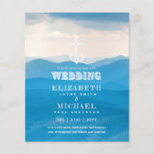 バジェット航海のセーリング目的地ウェディング招待状 (正面)