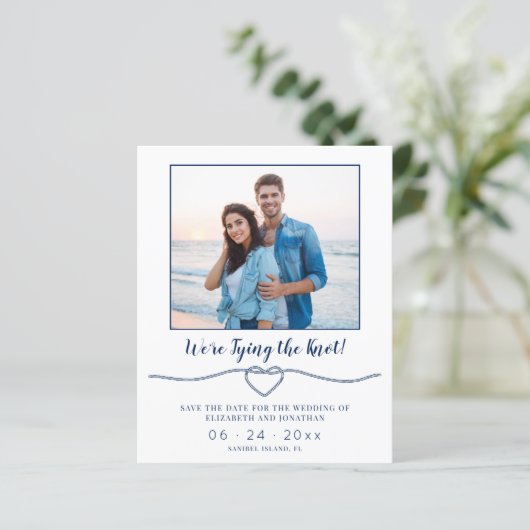 バジェット航海のノット写真の結婚式の日付を保存 (スタンド正面)