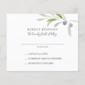 バジェット色彩の鮮やかオリーブ葉ブランチ出欠 (正面)