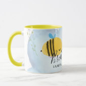 バジェット花嫁ブライダルパーティギフトバンブルミツバチ マグカップ (左)