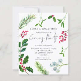 バジェット葉クリスマス結婚の夕べパーティー