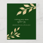 バジェット葉クリスマス金ゴールドグリーンホリデーフォト