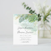 バジェット葉トロピック金ゴールドの緑の結婚葉 (スタンド正面)