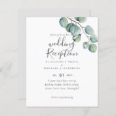 バジェット葉ユーカリウエディングレセプション夕べ (正面/裏面)